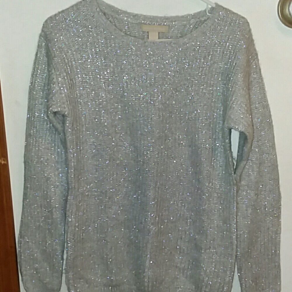Sparkley light blue sweater